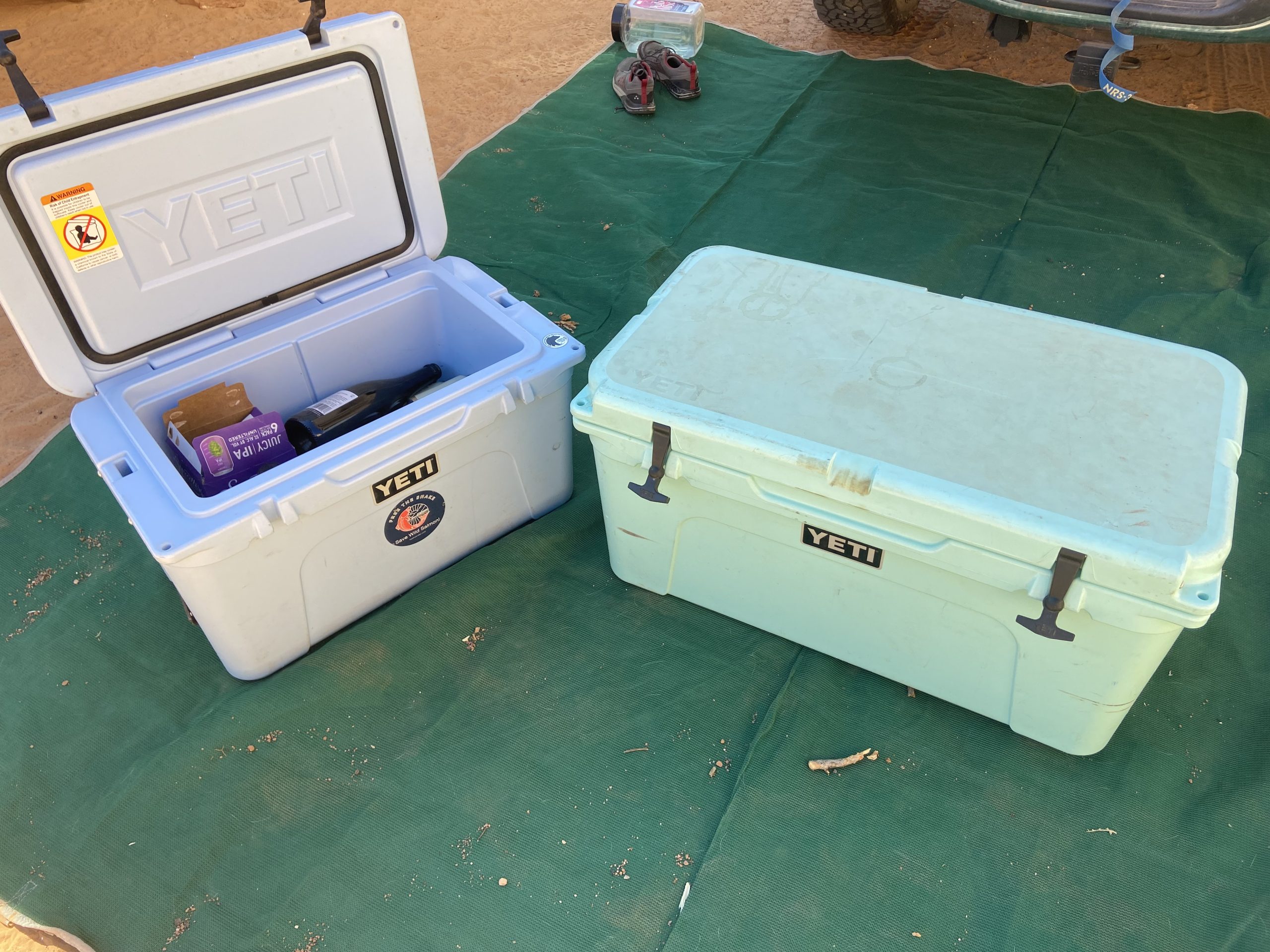 45L and 65L yeti coolers